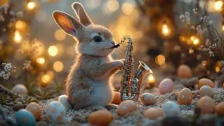 Cozy Spring Jazz - Cute Bunnies and Relaxing Music Ambiance for Easter Relaxation