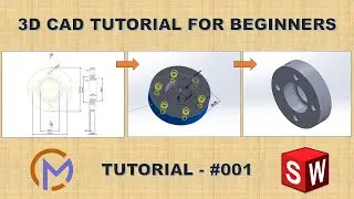 Quick modelling tutorial #001 | 3D modelling | Cad tutorials | Crafty |