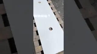 acrylic solid surface marble vanity top for bathroom #vanitytop #bathroomvanity