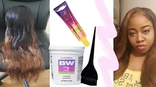 Blonde streak in front Ombre Colored Wig install | Gigi's Beautiful Locs