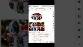 round image using CSS radial gradient