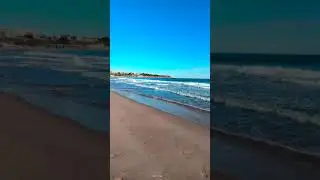 Most Epic Spanish Beach View #spain #beaches #barcelona #barca #barcabeaches #catal&aacute;n #catalonia