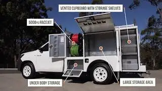 Jetters Edge Service Body and Jetter Ute