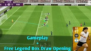 PES 2020 Mobile Gameplay+Free Legend Box Draw Opening