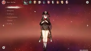 My Hu Tao showcase (artifacts+talents+weapon)