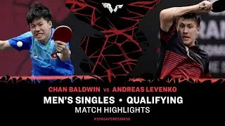 Chan Baldwin vs Andreas Levenko | MS Qual | Singapore Smash 2024