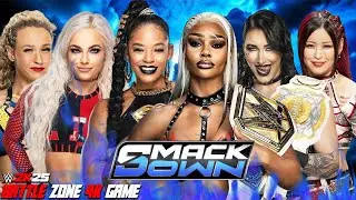WWE SMACKDOWN - Jade Cargill Rhea Ripley Iyo Sky vs Bianca Liv Morgan Jordynne - WWE 2K25 17 Jan 26