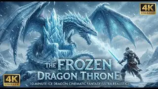 The Frozen Dragon Throne | 10-Minute Ice Dragon Cinematic Fantasy #FrozenDragonThrone #IceDragon