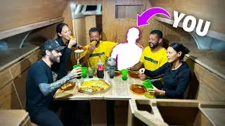 Building a Space Saving EXPANDABLE table in our Boat Cabin ⛵️ Ep51 &ndash; PART 2