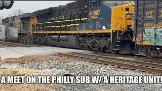 Late Year CSX Trains in Rosedale and St Denis