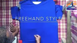 Easy Fantasy art style | Freehand painting on fabric | Krazeart fashions | Artist Amar