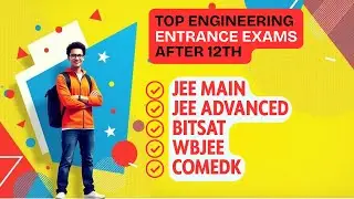 Engineering Entrance Exams After 12th | JEE, BITSAT, COMEDK & More 🔥