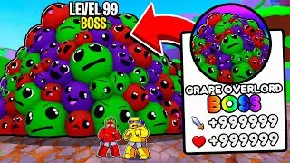 Roblox Garden Fight Unlocking the GRAPE BOSS