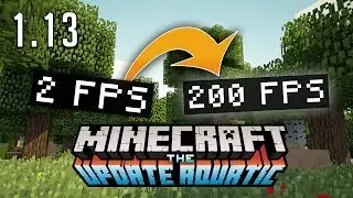 How To Install Optifine For Minecraft 1.13 Update Aquatic! (Increase FPS!)