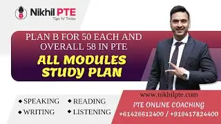 PLAN B FOR 50 EACH AND OVERALL 58 IN PTE II STUDY PLAN || PTE BY NIKHIL || #nikhilpte