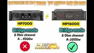 Dynatech HP 7000 vs Mpro MP 16000 | Full Comparison | DJ Amplifier Test 🔥