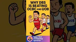 DBS Surges Past OCBC & UOB: Singapore Bank Stocks Explained #shorts  | 🦖 #TheInvestingIguana