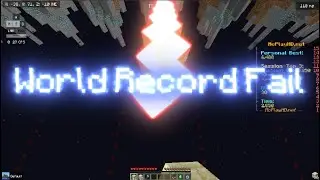 Wolrd Record Fail (Full Inclined Speed Fail)