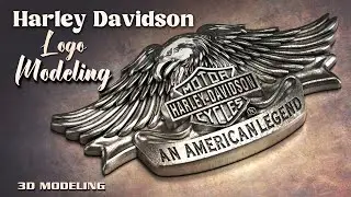Harley Davidson Logo Modeling  P1