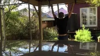 Lockout with butterfly pullups