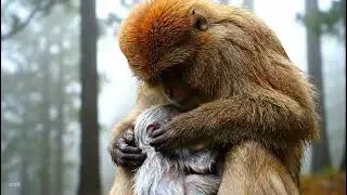 ASMR: A Quiet Miracle | Baby Snub-Nosed Monkey is Born Whispering Nurture: A New Life in the Forest