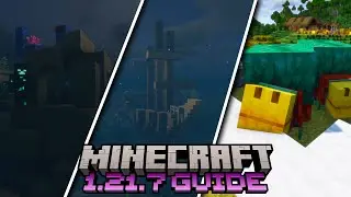 Ocean Ruins/Shipwrecks! Minecraft 1.21.7 Survival Guide Episode 45