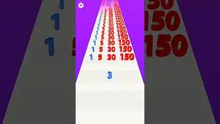 Number Run Lvl.13 - Multiplying Numbers To Max Level 🔥 #shorts #games #numberrun #gameshorts