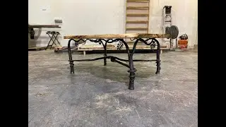 Forging the Pecan Tree Table Base