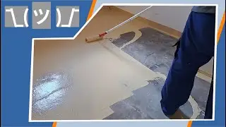 How to paint basement floor hobbyroom laundry room with floor paint