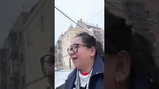  My 1st snow in Madrid 2026 😇❄️🌨️