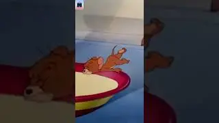 Tom Drinks Superpower Milk 🥛💥 #TomAndJerry #CartoonFails #Shorts #ClassicAnimation #FunnyCartoons