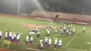 Tre Mitchell #22 with the interception