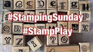 Letter Stamping Scrapbook Page Titles | #StampingSunday 3.24.2024