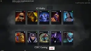 Dota 2 Asia Qualifier Winner 2017 - Game 1 : CDEC Gaming vs iG.Vitality