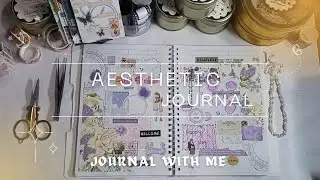 AESTHETIC JOURNAL ✨ JOURNAL WITH ME 💞 #journalwithme #journalideas #newjournal 