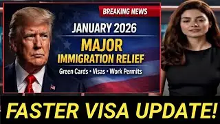 January 2026 U.S. Immigration Relief 🇺🇸 | Green Card Backlog Reduction, Visas & Major USCIS Updates