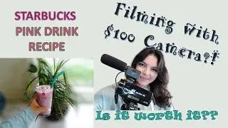 Starbucks Pink Drink Recipe with Camera review..Is it worth it?