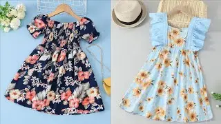 Comfortable Casual Little Girls Frocks Designs /Baby girls frocks/Baby girl Dress Designs