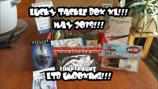 LUCKY TACKLE BOX XL!! МАЙ 2018!!! Распаковка LTB!!!
