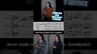Clarinet Trio from “Back Pocket” by Vulfpeck | with sheet music
