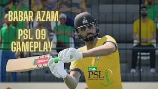 Babar Azam Cricket 24 Gameplay | PSL 09 | Peshawar Zalmi vs Multan Sultans | Legend Difficulty