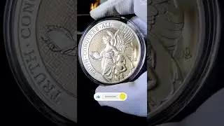 The Queen's Virtues: Truth Angel Silver 5oz Coin❤️&zwj;🔥 #bullion #silver #stacking #coin