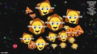 Agar.io - HACKED TRICKSPLIT MONTAGE WITH SHAPE HACK! (+ POPSPLITS)