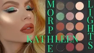 Morphe Brushes X Kathleen Lights Swatches - Review & Tutorial