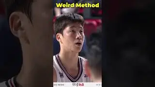 South Korean Weird Free Throw Method