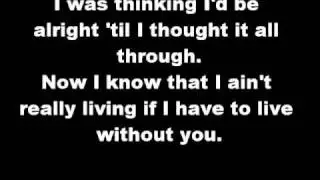 Chicago - I don't want to live without your Love (lyrics)