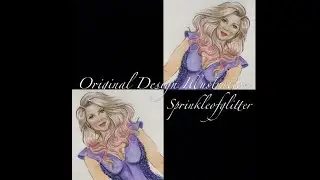 Louise Pentland (SprinkleofGlitter) Original Fashion Design Illustration | Danielle Castellese
