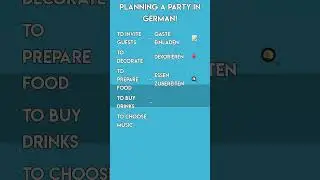 German Party Planning Phrases: Essential Vocabulary for Social Events!