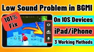 How to Fix Low Sound Problem in PUBG/BGMI on iPad/iPhone | Low Sound Problem In PUBG/BGMI | Hindi |