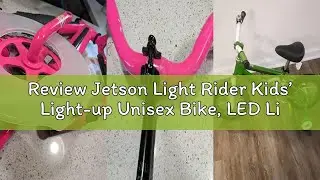 Review Jetson Light Rider Kids&rsquo; Light-up Unisex Bike, LED Light-up Frame, 3 Different Light Modes